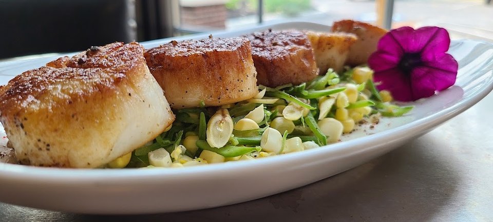 Blackened Sea Bass